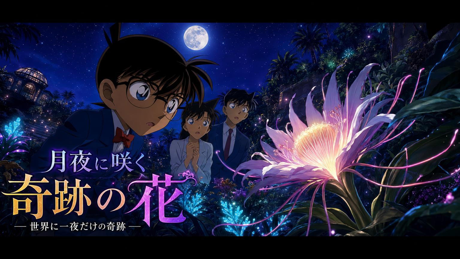 大象传媒植物视频-珍稀兰花夜间绽放